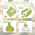 Miniatyrbillede 4 af 7: 2 ruller Hundeaffaldsposer Affaldsposer med dispenser Green