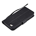 Miniatyrbillede 10 af 11: Pung Læder Stativ Taske til iPhone SE/5s/5 - Sort Black