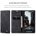 Pikkukuva 6 / 8: CASEME Retro Lompakkokotelo iPhone 15 Pro Max - Musta Black