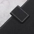 Miniatyrbillede 5 af 10: Cross Texture Wallet Case for Asus Zenfone Live ZB501KL Black