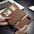 Miniatyrbild 5 av 5: CASEME Samsung Galaxy S10+ Retro läder plånboksfodral - Brun Brun