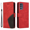 Miniatyrbillede 1 af 9: Til Motorola Moto G62 KT-serie-1 dobbeltfarve Red