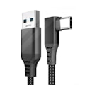 Miniatyrbild 1 av 3: Oculus Quest 1+2 VR 2 Link Type -C Headset USB-kabel - 3m Svart