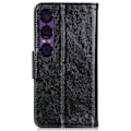 Miniatyrbild 2 av 7: Till Sony Xperia 1 VII Plånboksfodral Textured Split - Svart Svart