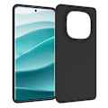 Miniatyrbillede 1 af 5: Til Xiaomi Redmi Note 14 Pro 5G Case TPU Cover Bagside - Sort Black