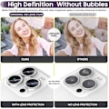 Miniatyrbillede 4 af 4: Til iPhone 15 Pro / 15 Pro Max Lens Glitter Silver
