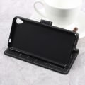 Miniatyrbillede 8 af 10: Cross Texture Wallet Case for Asus Zenfone Live ZB501KL Black