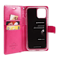 Miniatyrbillede 6 af 6: MERCURY GOOSPERY Blue Moon Wallet Case iPhone 12 Mini Rose Pink