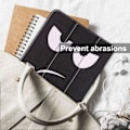 Miniatyrbillede 2 af 11: Tri-fold Stand Case for iPad 10.9 (2022) Tablet Cover Pen Holder - Don't Touch Me Black