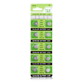 Miniatyrbillede 2 af 2: Alkalisk Knappcellbatteri SR57 / V395 / AG7 Storpack Silver