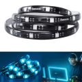 Miniatyrbillede 2 af 7: BASEUS RGB Colorful Light Strip with 1m Extension Pack - Black Multicolor