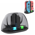 Miniatyrbilde 1 av 5: Lader for kontroller kompatibel med Nintendo Switch Joy-Con Ladestasjon Black