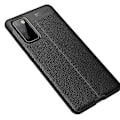 Miniatyrbillede 8 af 8: Samsung Galaxy S20 FE TPU Taske Skal Litchi Tekstur - Sort Black
