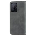 Pikkukuva 3 / 6: Vintage lompakkokotelo Xiaomi 11T Pro/Xiaomi 11T - Harmaa Grey