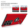 Miniatyrbillede 7 af 7: Samsung Galaxy S25 Ultra Fingerring Kickstand Hybrid Taske Red