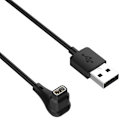 Miniatyrbilde 3 av 7: For Coros Pace Pro Smartwatch Ladekabel 1m USB-A Lader Black