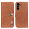 Pikkukuva 1 / 7: KHAZNEH Vintage lompakkokotelo Samsung Galaxy A25 Brown