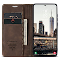 Pikkukuva 2 / 8: CASEME Retro Lompakkokotelo Samsung Galaxy S22 Plus -puhelimelle - Kahvi Dark brown