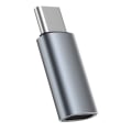 Pikkukuva 1 / 2: Muunnin USB-C-sovitin uros-USB-C-naaras 60 W Pikalataus Silver