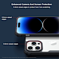 Miniatyrbild 9 av 11: XUNDD TPU Hybrid Skal Fodral till iPhone 15 Pro Max - Svart Svart