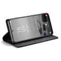 Miniatyrbillede 11 af 11: AUTSPACE A01 Retro tegnebog taske til Samsung Galaxy S23+ (Plus) - Sort Black