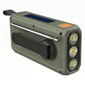 Miniatyrbild 5 av 9: Solar Power Handvev DAB FM Radio Ficklampa 4500mAh Power Bank Grön