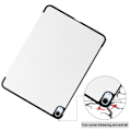 Miniatyrbillede 2 af 9: Til iPad Air 11 (2024) Etui Tre-fold Stativ Tablet Cover - Hvid White