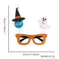 Pikkukuva 5 / 6: Halloween-lasit juhlapukukoristelu - Noita + haamu Gold