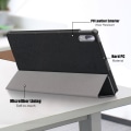 Miniatyrbillede 2 af 9: Trifoldet stativdæksel til Lenovo Tab P11 Pro TB-J706F - Sort Black