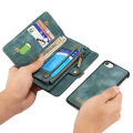 Pikkukuva 4 / 11: CASEME iPhone 7/8 Plus Retro Split läder plånboksfodral Blue