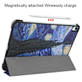 Miniatyrbilde 3 av 8: Etui for iPad Air 11 (2024) - Tri-fold Stativ Tablettdeksel - Maleri Multicolor