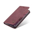 Miniatyrbillede 7 af 11: CASEME Retro Wallet Case for Xiaomi Mi 11 - Wine Red Red