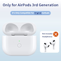 Miniatyrbillede 10 af 11: Til AirPods 3 opladningsetui Indbygget 620mAh batteri Bluetooth trådløs opladning White