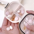 Miniatyrbillede 6 af 8: 7-dages ugentlig pilledispenser Medicinsk forseglet opbevaringsetui White