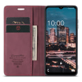 Miniatyrbillede 5 af 6: CASEME Retro Pung Taske til Samsung Galaxy A14 - Vinrød Red