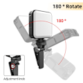 Miniatyrbillede 6 af 8: LED-lys 3000-6000K Dæmpbar lyslampe Live-udsendelse fotografibelysning Black