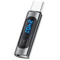 Miniatyrbild 1 av 9: USB-C hane till USB-C hona 240W Power Meter Tester Digital Svart
