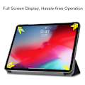 Miniatyrbild 3 av 5: iPad Pro 11 (2018) Slim fit tri-fold fodral - Do Not Touch Me Svart