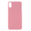 Pikkukuva 8 / 9: Rubberized Plastic Hard Back Case for iPhone X Cerise