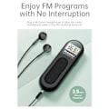 Pikkukuva 5 / 8: RADIO MI03 Tasku-FM-radio pidikkeellä urheiluun/juoksuun/kokouksiin Black