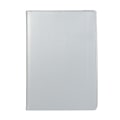 Pikkukuva 3 / 4: Apple iPad 10.2 2021/2020 Litchi Texture Stand -tablettikotelo - Hopea Silver