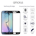 Miniatyrbillede 7 af 9: AMORUS Samsung Galaxy S6 Edge Härdat glas - Svart Transparent