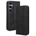 Miniatyrbillede 1 af 7: Wallet Stand Flip-telefonetui til Samsung Galaxy S24 Plus - Sort Black