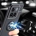 Pikkukuva 6 / 6: Sormirengas Kickstand TPU-kotelo Xiaomi 13 5G: lle Black