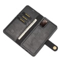 Miniatyrbillede 5 af 9: DG.MING 2-i-1 tegnebog taske til Samsung Galaxy S20 FE Black
