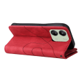 Miniatyrbillede 2 af 11: KT Wallet Case til Xiaomi Redmi 13C - Rød-sort Red