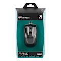 Miniatyrbillede 2 af 4: DELTACO kablet optisk mus, 3 knapper med rulle, USB Black