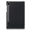 Miniatyrbillede 3 af 8: Tri-fold Stand Case for Samsung Galaxy Tab S6 - Black Black