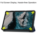 Miniatyrbilde 5 av 10: Tablettstativ Slank Passform Deksel For Nokia T20 - Mørk Blå Dark blue