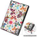 Miniatyrbillede 3 af 9: Til Lenovo Tab M9 Trifoldet Stativdæksel - Butterflies Multicolor